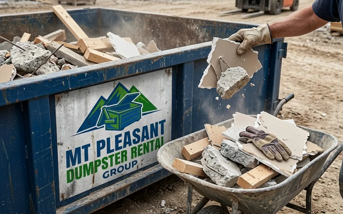 Concrete, Brick and Glacial Clay: Why Heavy Debris Needs a 10 Yard