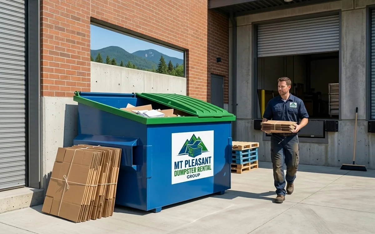 Dumpster rental in Ithaca MI Roll-off dumpster rental serving Ithaca, MI