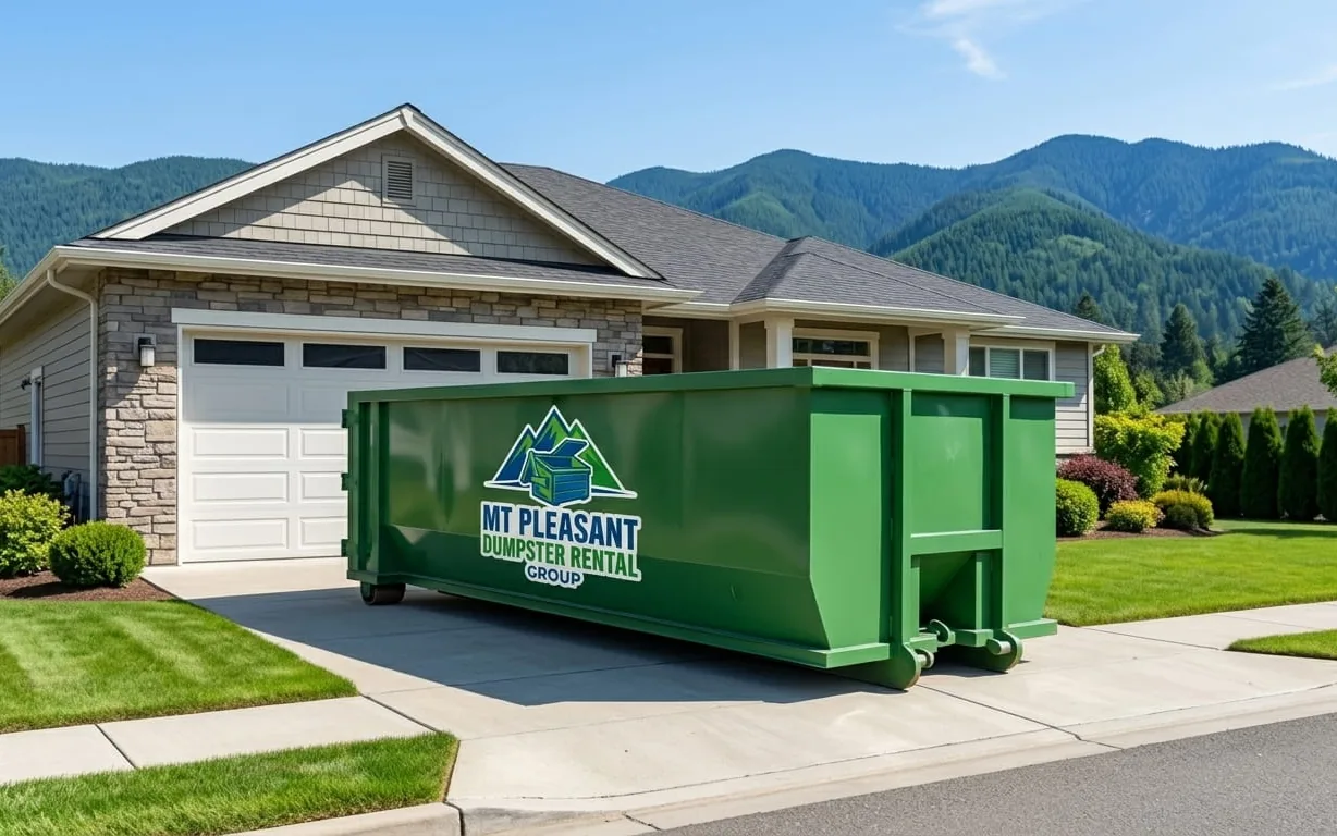 Dumpster rental in Mt Pleasant MI Roll-off dumpster rental serving Mt Pleasant, MI