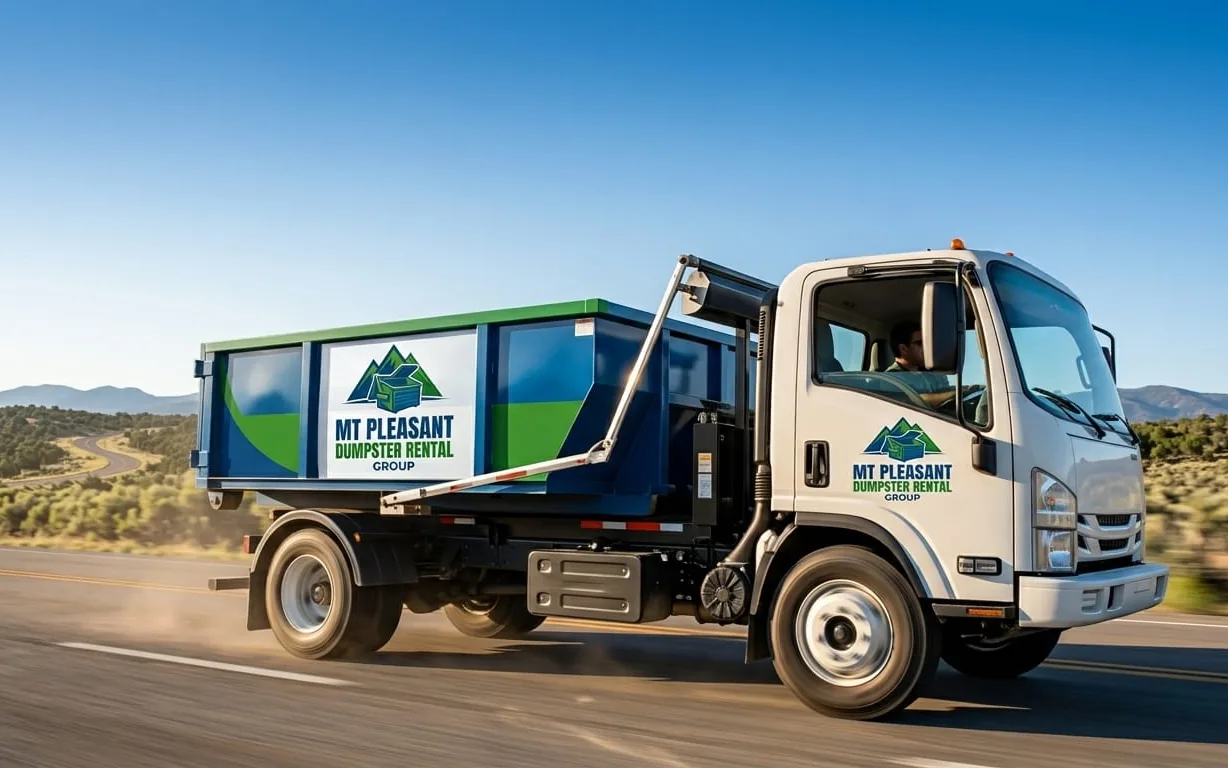 Dumpster rental in Remus MI Roll-off dumpster rental serving Remus, MI