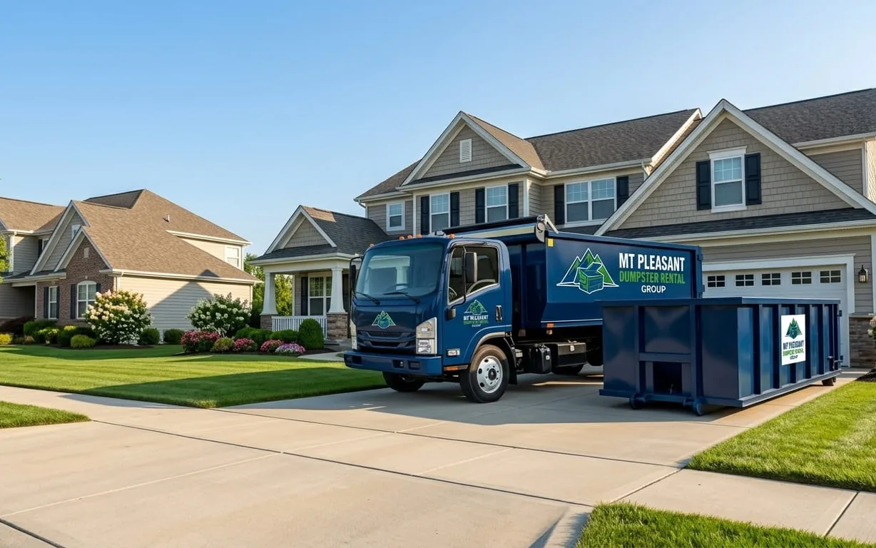 Dumpster rental in Shepherd MI Roll-off dumpster rental serving Shepherd, MI